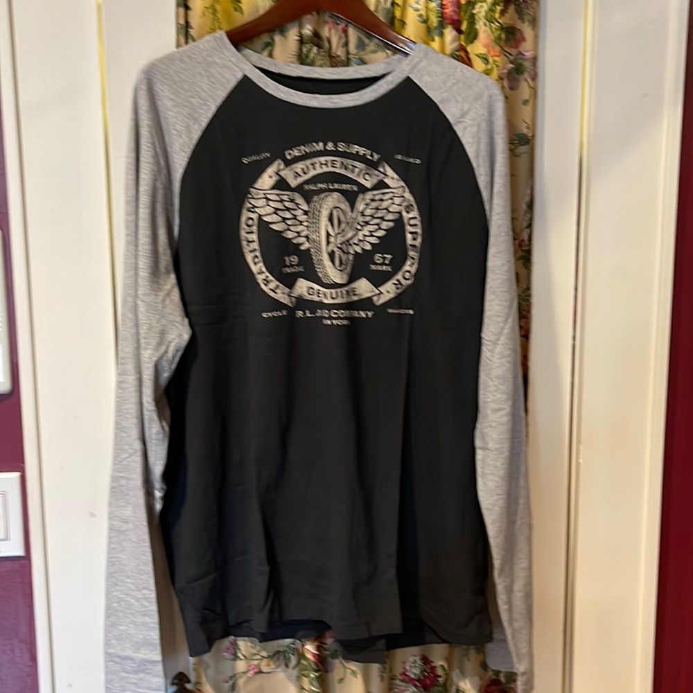 Ralph Lauren denim and supply long sleeve tee NWT